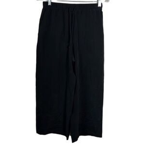 L’Agence Black Silk Crop Pants Size S